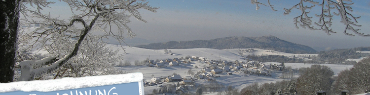 Panorama auf das prämierte Golddorf Gersbach